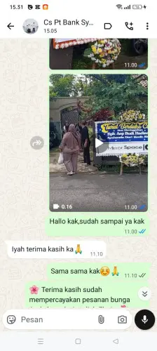 Testimonial Papan Bunga pasirbungur